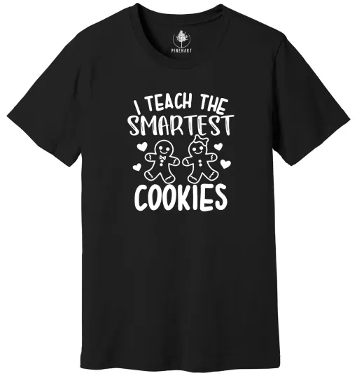 Discover I Teach The Smartest Cookies Christmas Teacher T-Shirt