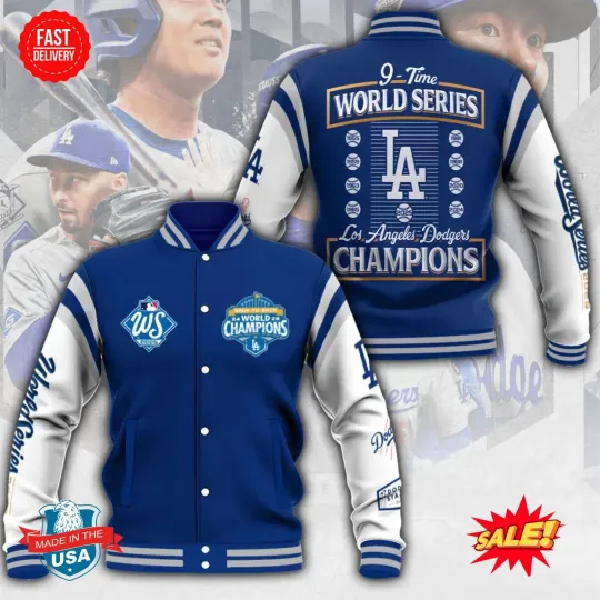 Discover Los Angeles Dodger 2025 World Series Champions Jacket Reprint