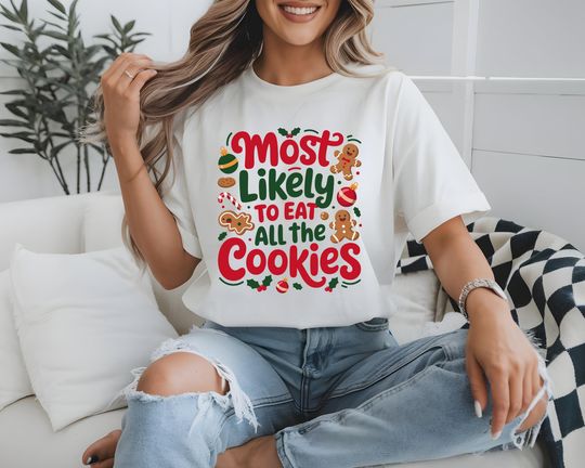 Discover Funny Christmas Cookie T-Shirt | Gingerbread Holiday Pajama Tee