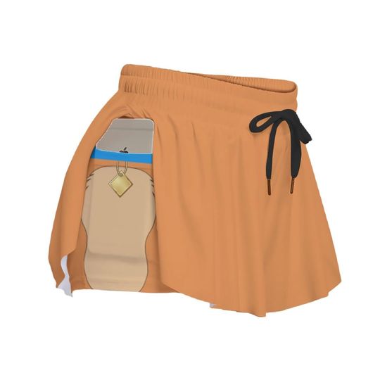 Lady and the Tramp Flowy Shorts, Disnee Inspired Half Marathon Costume