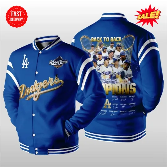 Discover 2025 LA Dodger Win World Series Championship Jacket