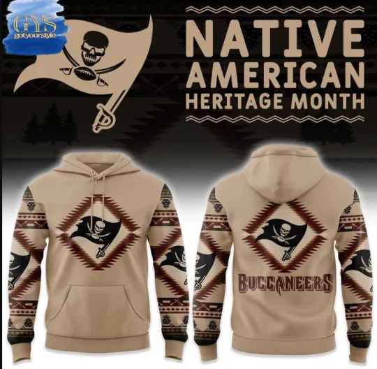 Discover Tampa Bay Buccaneer football X National Native American Heritage Month 3D Hoodie
