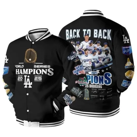 Dodgers World Series 2025 Baseball Jacket