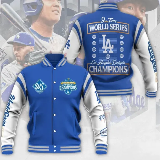 Discover Dodgers World Series 2025 Varsity Jacket