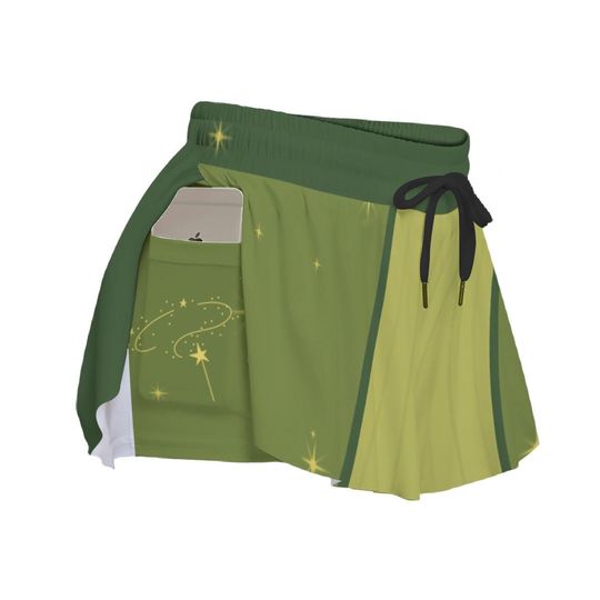 Fauna Fairy Flowy Shorts, Cosplay Costume, Half Marathon Outfit