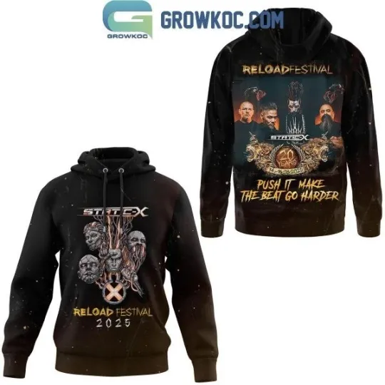 Discover Static X Reload Festival 2025 Hoodie