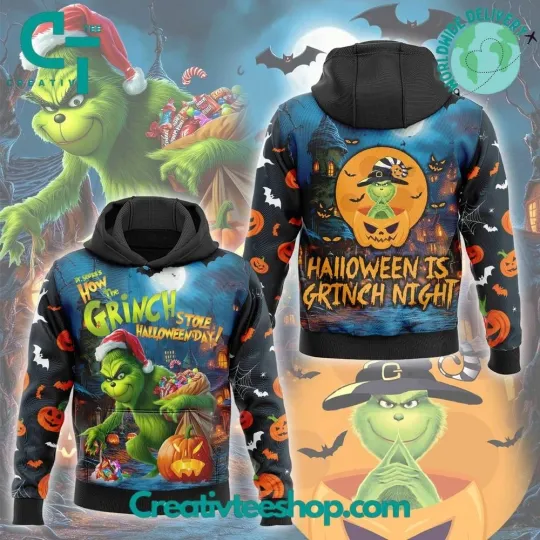 Discover Halloween is funny character Night Hoodie Happy Halloween funny character Hooded Sweatshirt