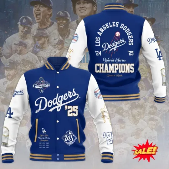 Discover Los Angeles Dodger 2025 World Series Champions Baseball Jacket CM161