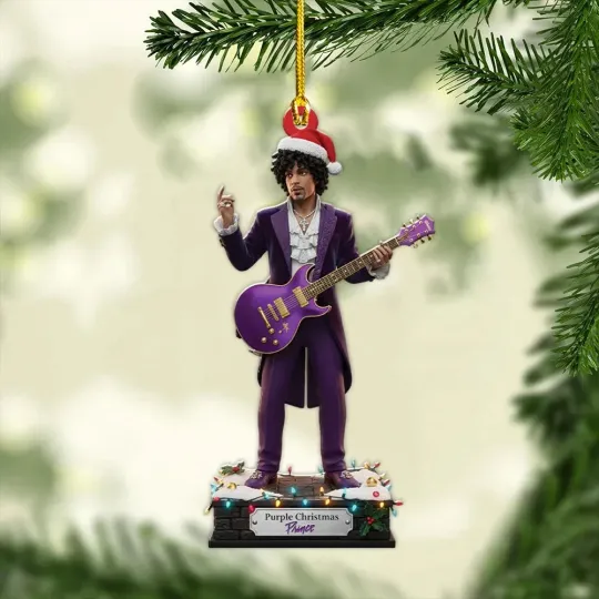 Discover Prince 2D Flat Xmas Tree Hanging Acrylic Ornament