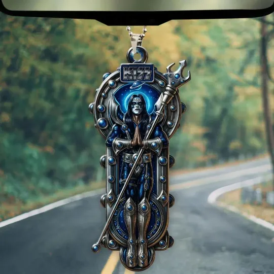 Discover 2D Flat  Ace Frehley 2-sided Acrylic Car Ornament Christmas Ornamen