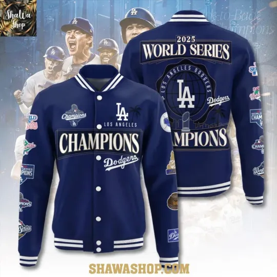 Los Angeles city Dodger World Series Champs All In 2025 Baseball Jacket
