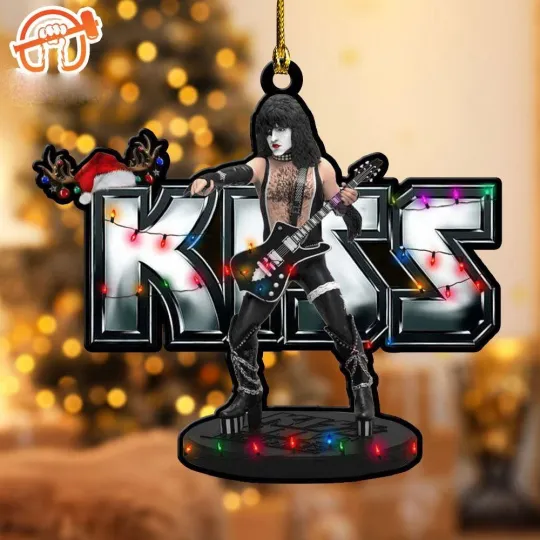 Discover 2025 Kiss Band 1-sided Acrylic Ornament Gift For Xmas Christmas