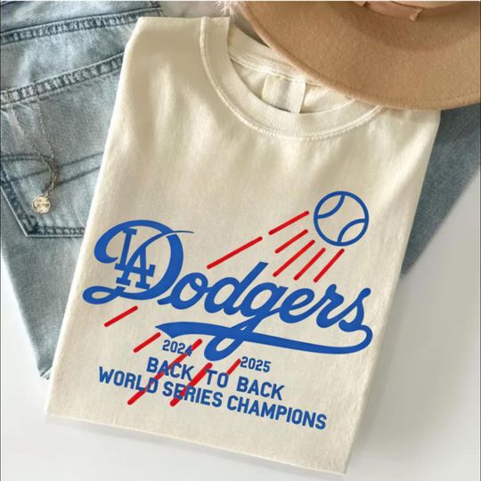 Discover Dodgers Back 2 Back NL Champions 2024-2025 T-Shirt