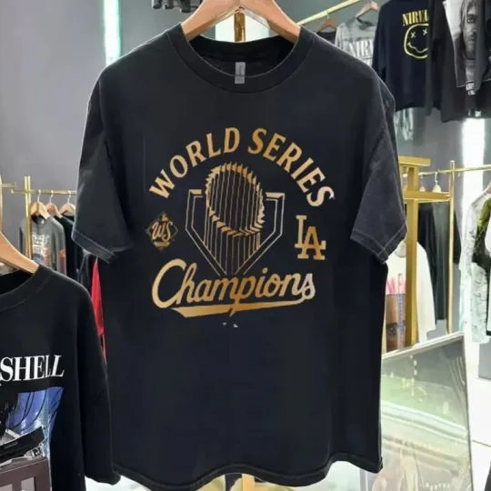 Discover Dodgers 2025 World Series Champions Shirt Reprint AN62348