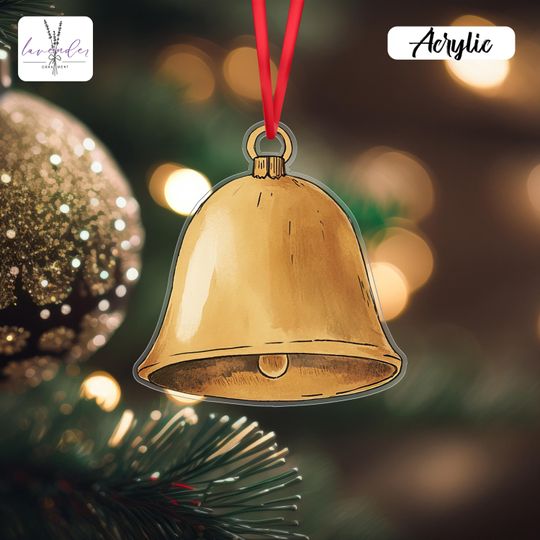 Discover Christmas Bell Tree Ornament, Festive Holiday Decor