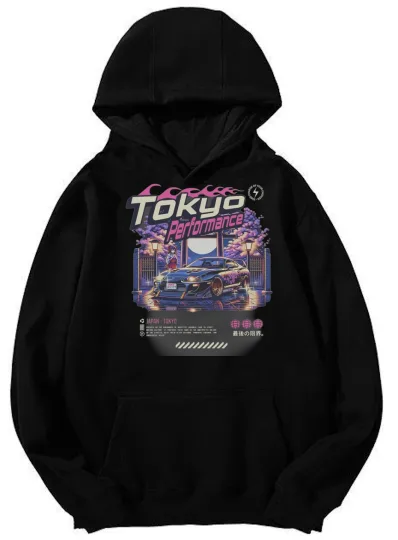 "Tokyo Performance" JDM Car Graphic Unisex Hoodie
