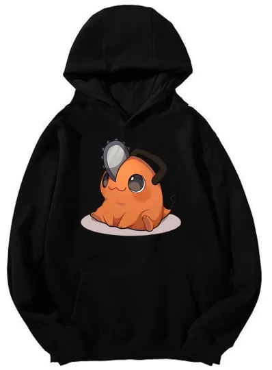 Discover Chainsaw Pochiita Graphic Hoodie