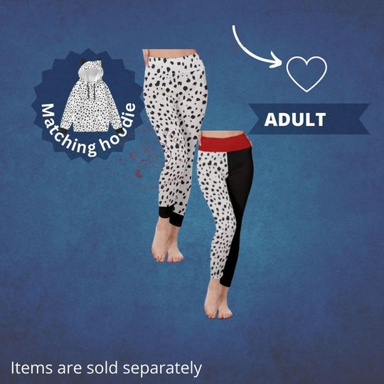 Discover Dalmatian Leggings Costume: Adult Halloween Cosplay Outfit
