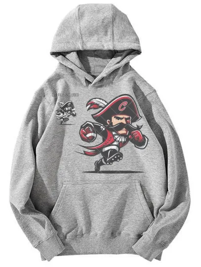 Discover Unisex Pirate Football Player Graphic Hoodie