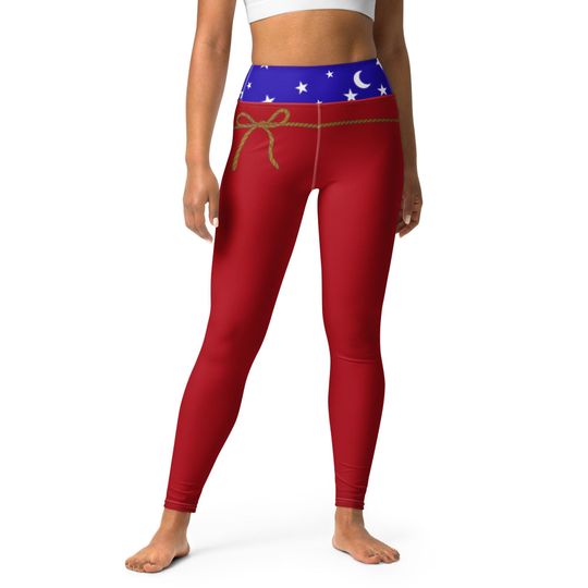 Discover Sorcerer Mouse Leggings: Magic Theme Park Cosplay - High Waist Activewear