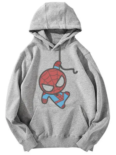 Discover Unisex Cute Spider-Man Graphic Hoodie – Marvel Streetwear