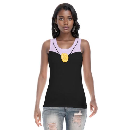 Discover Ursula Running Costume Tank Top, Sea Witch Cosplay, Little Mermaid Theme