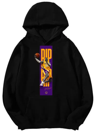 Kobe Bryant RIP Lakers Hoodie - Tribute Design Unisex Hooded Sweatshirt