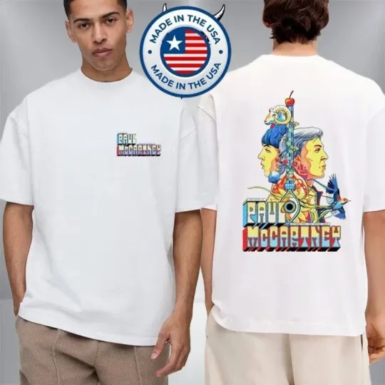 Discover P mccartney Got Back Tour 2025 Tulsa At Bok Center On October 22 T-Shirt