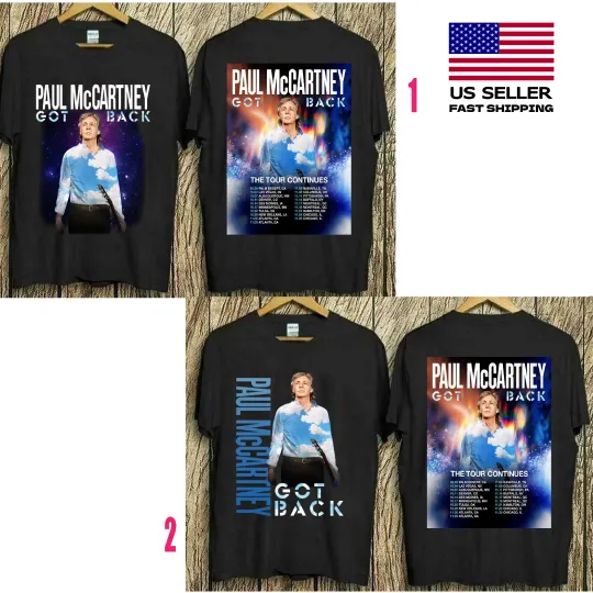 Discover Sale P mccartney Got Back Tour 2025 North America T shirt