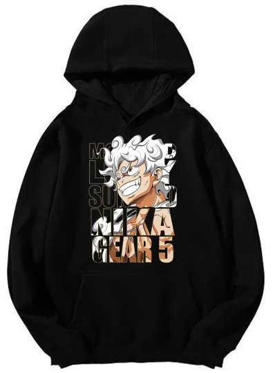 Discover One Piece Luffy Gear 5 Hoodie - Bold Anime Character Design Unisex Pullover