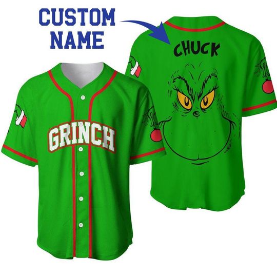 Discover Christmas Baseball Jersey - funny character Theme, Custom Baseball Jersey, Gift For Friend, Christmas Gift