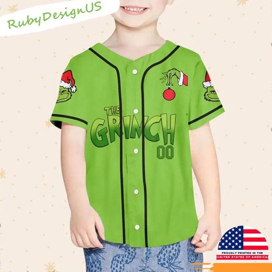 Discover Grin Baseball Jersey Custom Party Shirt, Custom Baseball Jersey, Gift For Friend, Christmas Gift