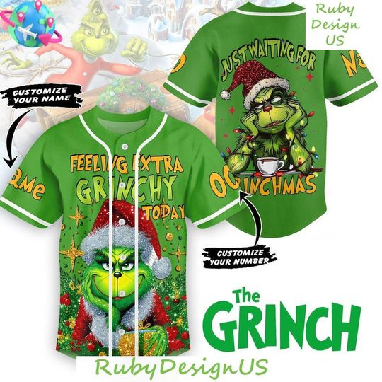 Discover funny character Baseball Jersey Just Waiting For Grin, Custom Baseball Jersey, Gift For Friend, Christmas Gift