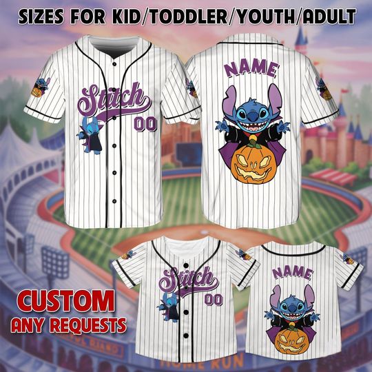 Discover Disney Stitch Dracula Halloween Jersey, Stitch Christmas Jersey Shirt, Christmas Shirt, Disney Fall Top, Disney Trip Tee, Gift For Friend