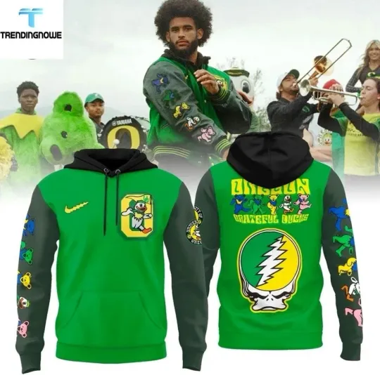 Discover Oregon Duck Grateful Dad 2025 3D All Over Printed Hoodie, Gift For Fans