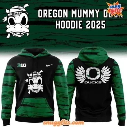 Discover Oregon Duck Football Mummy Duck Special 3D Hoodie 2025, Gift For Fans