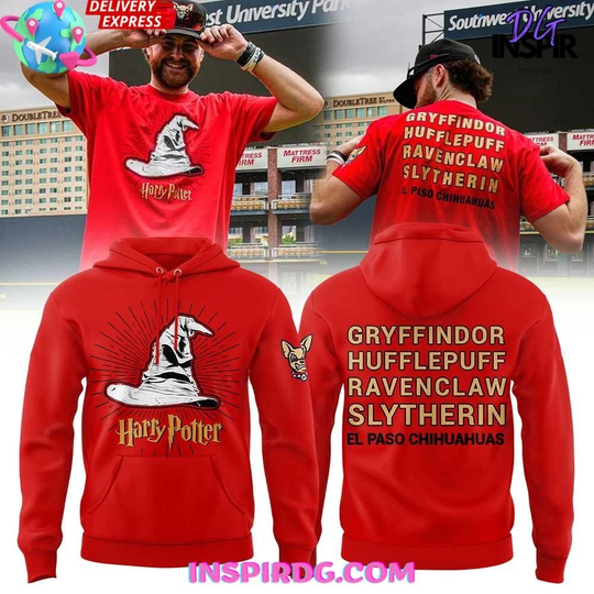 El Paso Chihuahuas x Harry Potter Limited Edition Collection 3D Hoodie, Gift For Fans