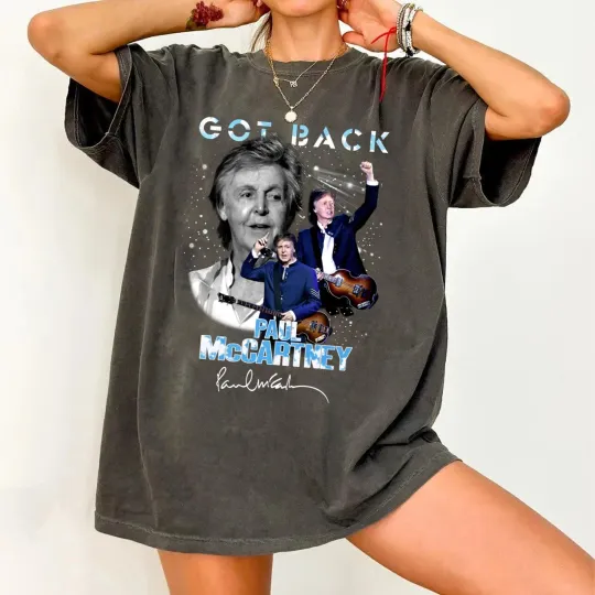 P mccartney Got Back Tour Shirt 2025 Concert T-Shirt