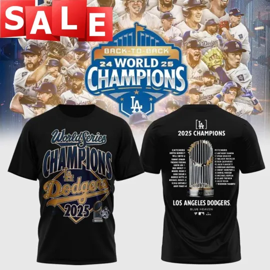 Discover Los Angeles Dodgers 2025 World Series Champions Shirt