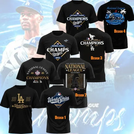 Discover Los Angeles Dodgers 2025 National League Champions World Series