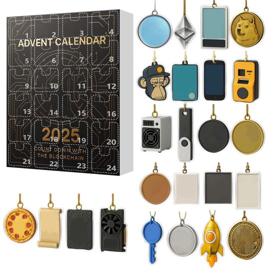 Discover Christmas Advent Calendar 24 Days Christmas Countdown Blind Box Acrylic Hanging Ornaments Gifts décorations de noël 2025