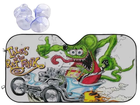 Discover Rat Fink Car Sunshade, Rat Fink Windshield Cover SunShade