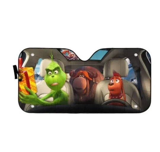 Discover funny character Christmas Movie Cartoon Car Sunshade, Windshield Cover SunShade