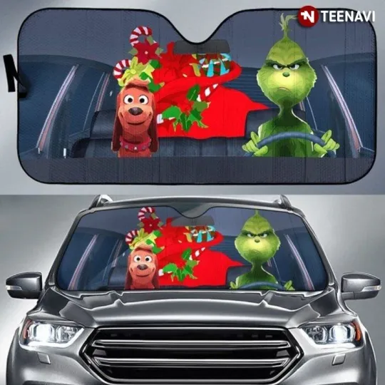 Discover funny character Christmas Movie Cartoon Car Sunshade, Windshield Cover SunShade