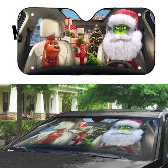 Discover funny character Christmas Movie Cartoon Car Sunshade, Windshield Cover SunShade
