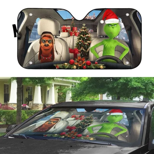 Discover funny character Christmas Movie Cartoon Car Sunshade, Windshield Cover SunShade