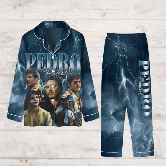 Pedro Pascal Pajamas, Last Of Us Pajamas Set, Pedro Pascal Star Wars Women Pajamas, Pedro Pascal Vintage, Pedro Pascal Fan
