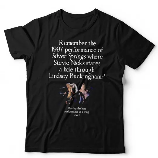 Stevie Nicks 1997 Silver Springs Performance T-Shirt Unisex Kids Lindsy Buck