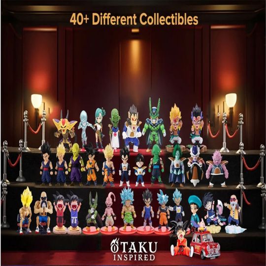 24pcs Dragon Ball Acrylic Plane Not Three-Dimensional Christmas Advent Calendar 40th Anniversary Countdown Blind Box Figure Toys