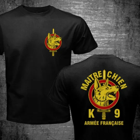 France Maitre Chien French Army K9 Special Forces Military T-Shirt